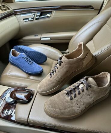 Кеди замшеві кольору бежеві Gabriel