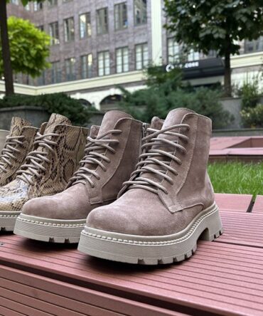 Черевички жіночі замшеві лате Astra