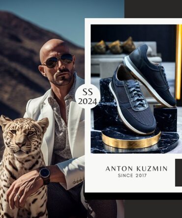 Кросівки чоловічі з сіткою сині Adrian