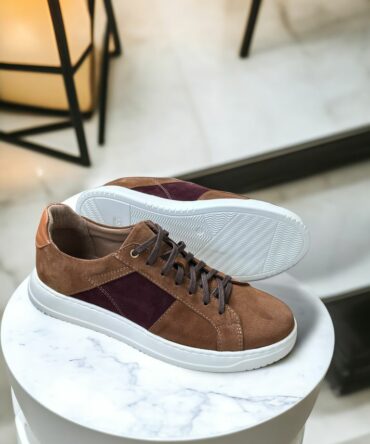 Кеди замшеві коричневі Letto