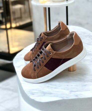 Кеди замшеві коричневі Letto