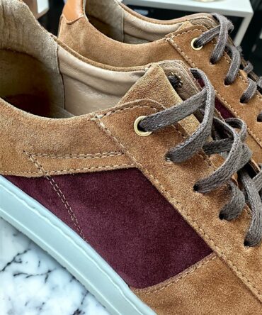 Кеди замшеві коричневі Letto