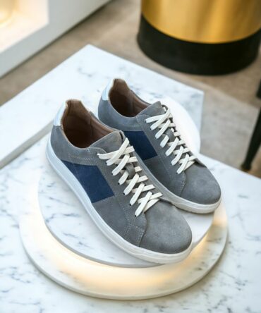 Кеди замшеві сірі Letto