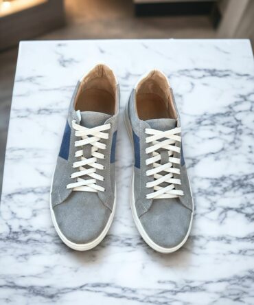 Кеди замшеві сірі Letto