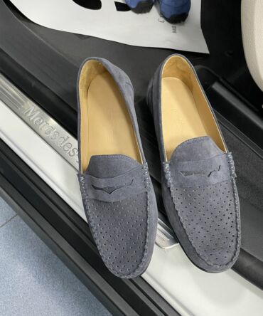Мокасини замшеві сірі ML Milan