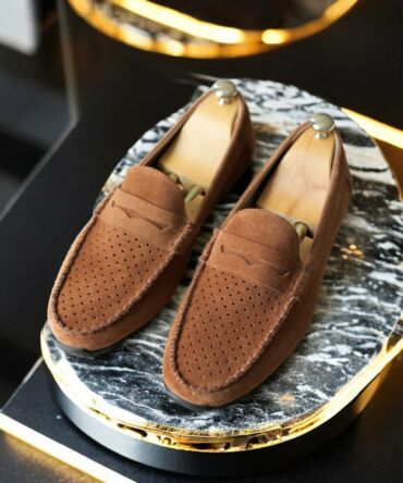 Мокасини замшеві бежеві ML Zahar