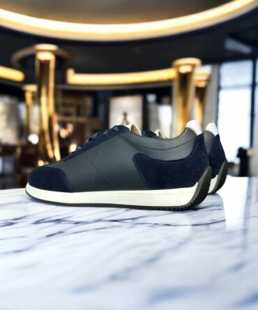 Кросівки чоловічі сині шкіряні Antonio