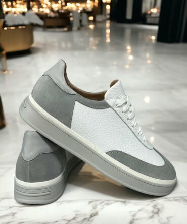 Кеди чоловічі замшеві світло-сірі Drive