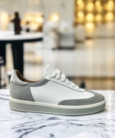 Кеди чоловічі замшеві світло-сірі Drive