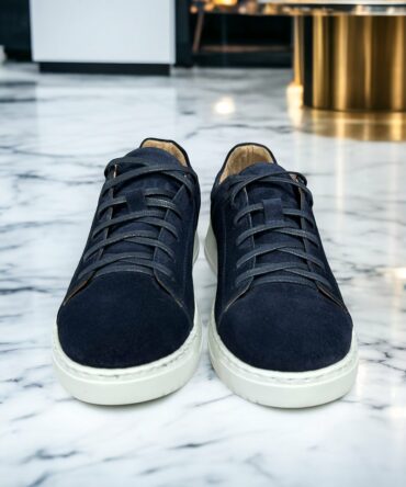 Кеди чоловічі замшеві темно-сині Ostap