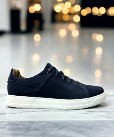 Кеди чоловічі замшеві темно-сині Ostap