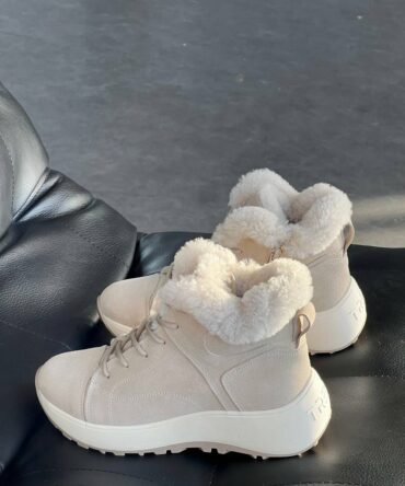 Жіночі кросівки зимові бежеві Ameli