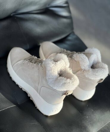 Жіночі кросівки зимові бежеві Ameli