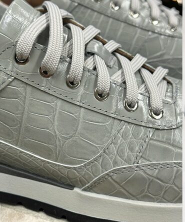 Кросівки чоловічі натурального крокодила