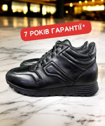 Кросівки чорні замшеві зимові Tony Кросівки чорні шкіряні зимові Tony